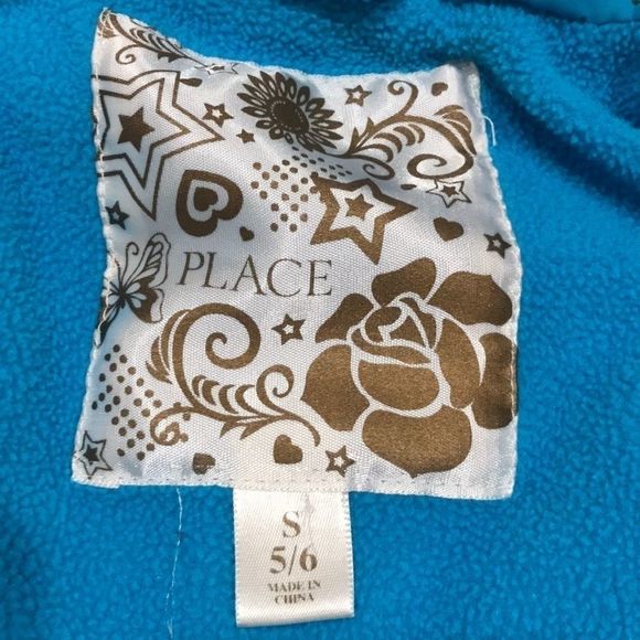 🌺 TCP Sparkly Blue Puffy Fleece Lined Vest - Picture 7 of 8